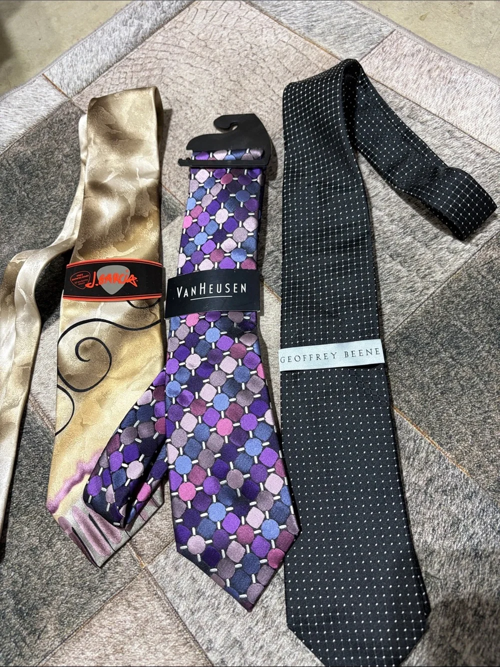 New lot Mens ties Garcia, Vanhuesen, Beene